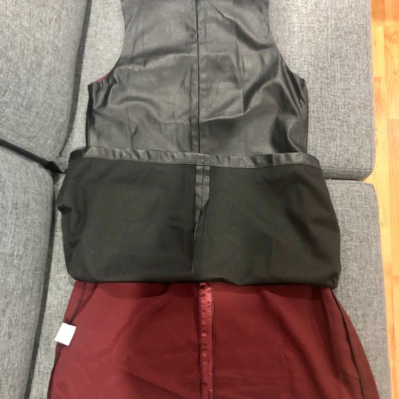 🇨🇦 Short vegan leather dress - Picture 9 of 10